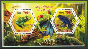 TCHAD CHAD 2014 REPTILES FROGS GRENOUILLES FRÖSCHE [#A284]