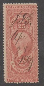 U.S. Scott #R46c Revenue Stamp - Used Set of 10 - IND