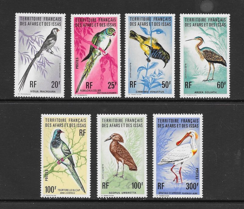 BIRDS -  AFARS and ISSAS #413-19   MNH