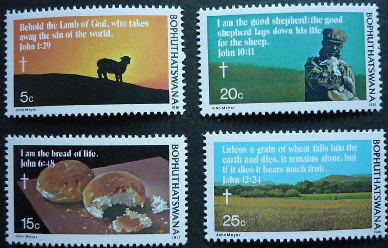 1981 Easter MNH Stamps from South Africa (Bophuthatswana)