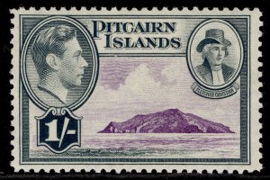 PITCAIRN ISLANDS GVI SG7, 1s violet & grey, NH MINT.