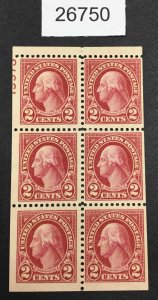 US STAMPS #554c MINT OG NH  BOOKLET LOT #26750