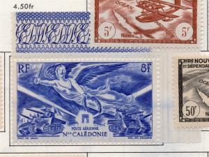 New Caledonia 1938-46 early AIR issue Fine Mint Hinged 8F. 193578