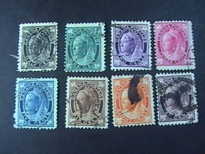 CANADA # 66-73--USED----COMPLETE SET----VICTORIA----1897(LOT#2)