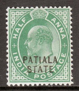 India (Patiala) - Scott #32 - MH - SCV $1.40