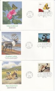 United States # 3105a-o, Endangered Species, Fleetwood First Day Covers
