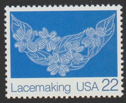 SC# 2354 - (22c) - Lacemaking, MNH single