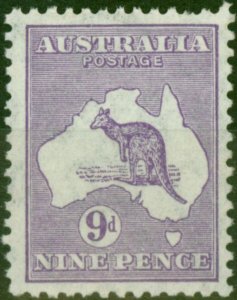 Australia 1932 9d Violet SG133 Fine MNH