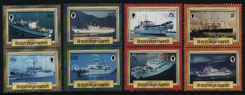 Virgin Islands 548a-54a MNH Cabel Laying Ships