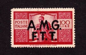 Italy stamp, Trieste, #14, MNH OG, CV $55.00