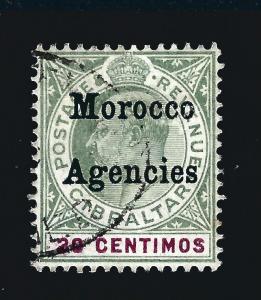 Great Britain Morocco (Scott 22A) F-VF Used Cat $210.00