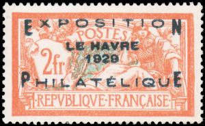 France 246 YT257A Mi239 SG470 €1400 Mint XF 1929 LaHavre IPEX (Calves signed)