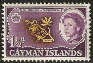 Cayman Islands 155, mint, lightly hinged.  1962. (C279)