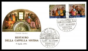 Vatican City 870-881 Set of Six U/A FDC