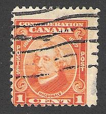 Canada #141, Macdonald, Used**-