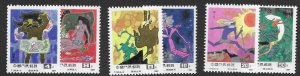 China-PRC 2110-15  1987 set 6  VF NH