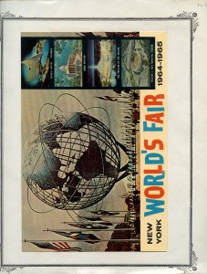 LOT OF NEW YORK WORLD'S FAIR 1964 SETS & SOUVENIR SHEETS  MINT NEVER HINGED