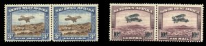 South West Africa #C5-6 Cat$87.50+ (for hinged), 1931 Airpost, set of two se-...