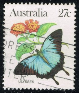 Australia #875 Ulysses Butterfly; Used