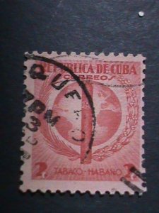 ​CUBA-VERY OLD CUBA CIGARS FACTORY STAMPS USED- VF WE SHIP TO WORLD WIDE.