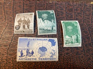 KAPPYSTAMPS  AUSTRALIAN ANTARCTIC TERR #L1-5 MINT NEVER HINGED  H307