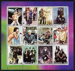 UDMURTIA -2001-Legendary Bands #2-Perf 12v Sheet-Mint Never Hinged-Private Issue