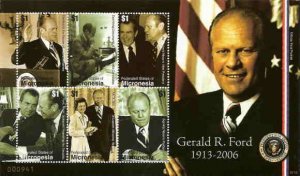 Micronesia - Gerald Ford  Sheet of 6 MIC0712