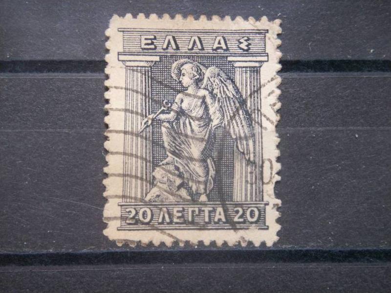 GREECE, 1911, used 20l, Hermes, Scott 203