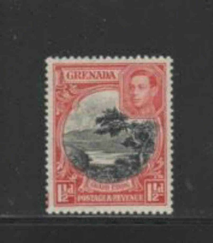 GRENADA #134 1936 1 1/2p KING GEORGE VI & VIEW MINT VF NH O.G aa 