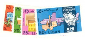 Lebanon #C708-C711  Single (Complete Set)