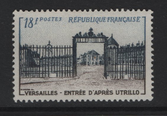 France  #728  MNH  1954  Versailles 18fr