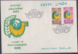 EGYPT Sc # 1612-3 FDC SUMMIT of PEACE MAKERS at SHARM AL-SHEIKH