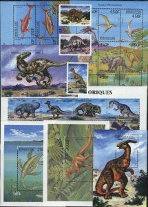 Guinea MNH Sc  1521-30  Mi 2348-78 Bk 583-86 Prehistoric Animal Dinosaurs