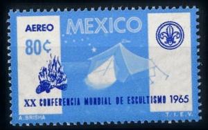 [66746] Mexico 1965 Scouting Jamboree Pfadfinder Airmail MNH