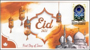 CA21-029, 2021, EID, First Day of Issue, Pictorial Postmark, Montreal