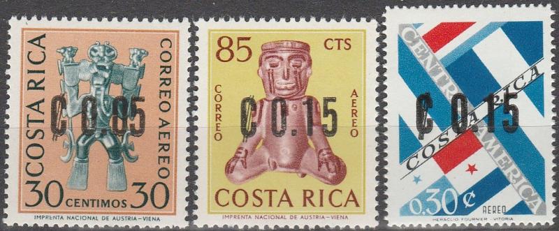 Costa Rica #C395-7 MNH (S5918L)