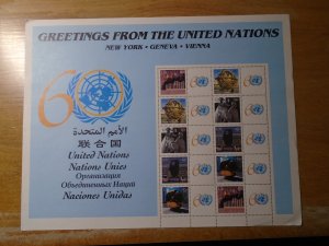 United Nations  #  884a  MNH   complete sheet