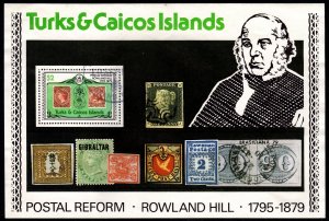 Turks and Caicos - Postally-used Overprinted Souvenir Sheet Scott #397 (Stamps)