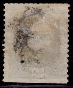 US Stamp #162 12c Blackish Violet Clay USED SCV $135