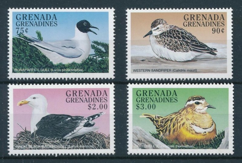 [108794] Grenada Grenadines 1998 Birds vögel Sandpiper Gulls Dotterell  MNH