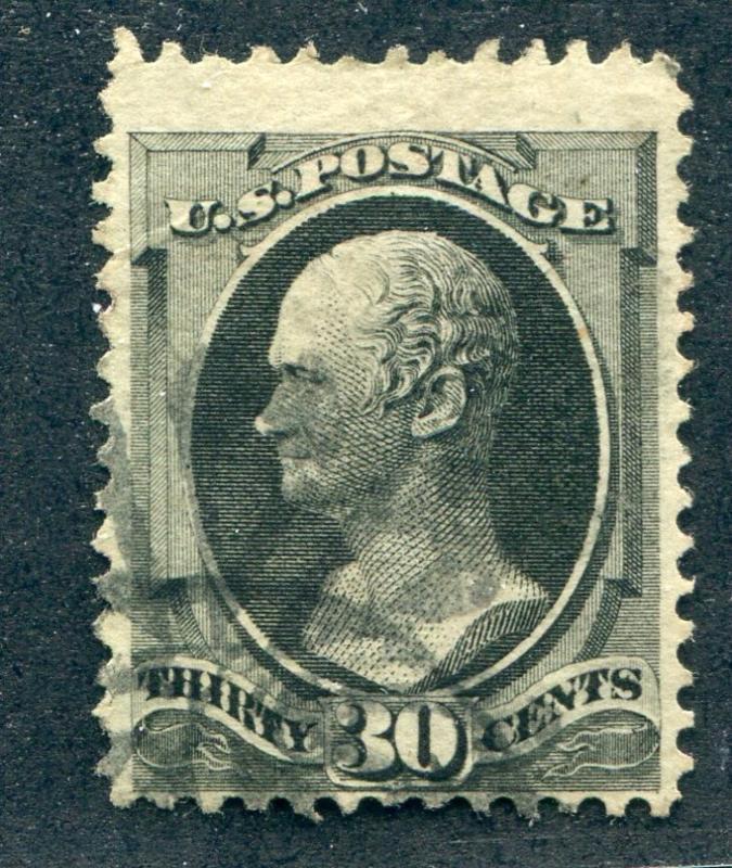 UNITED STATES (US) 154 USED F-VF LIGHT CANCEL, APS CERT genuine all respects