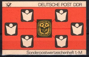 German DDR Scott # 2447 (10), mint nh, cpl booklet, Mi # SMHD 24bI