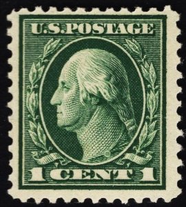 US # 498 1c Green Washington MINT NH  SCV $0.75