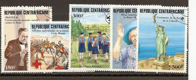 Central African Republic 724-728 CTO