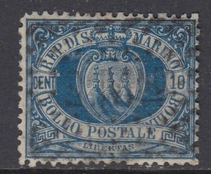 SAN MARINO - Sassone n. 3A cv 600$ used