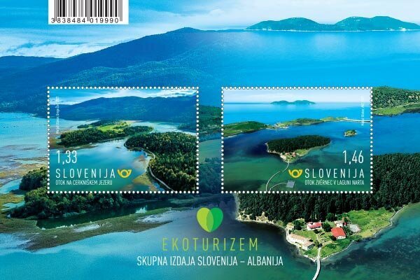 Slovenia 2021 MNH Stamps Scott 1474 Souvenir Sheet Nature Lakes Albania Joint Is