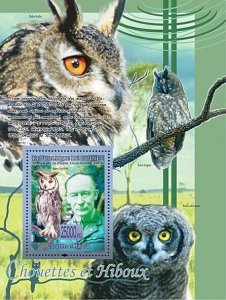 Guinea 2008 MNH - FAUNA- Owls & Scouts: Robert Powell. YT 836, Mi 5540/BL1520