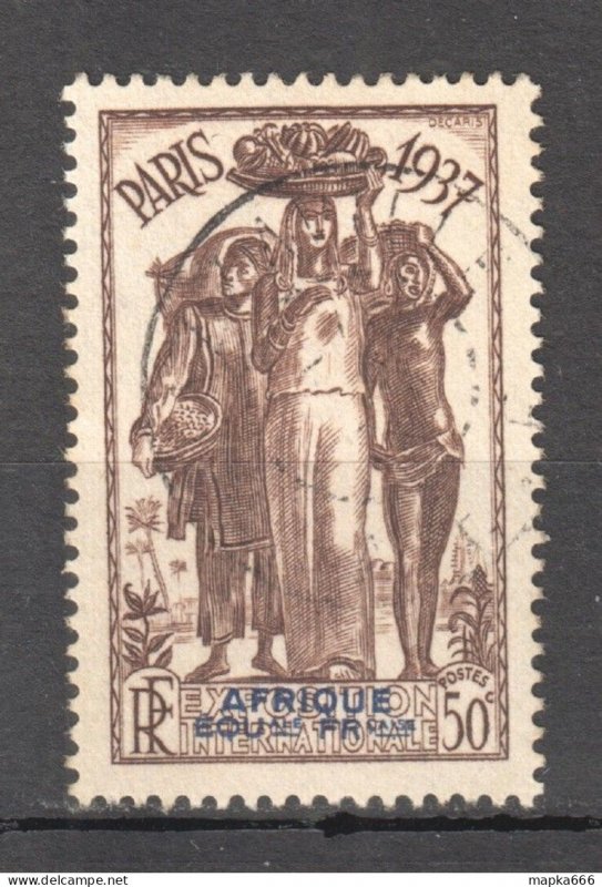 Fr338 French Equatorial Africa 1937 Paris International Exhibition Culture 1S...