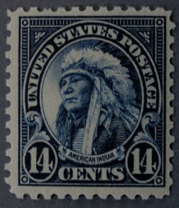 United States #565 14 Cent American Indian MNH