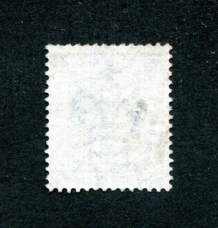 x541 - HONG KONG 1863-80 Sc# 10b QV 4c Bluish Slate. Fine Used. Value $25
